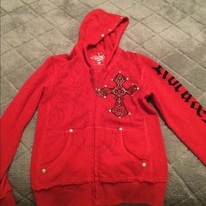 Rock n Roll zip hoodie